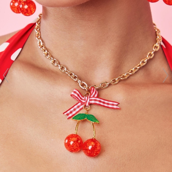 Dolls Kill Jewelry - NWT DollsKill Cherries Necklace😍
